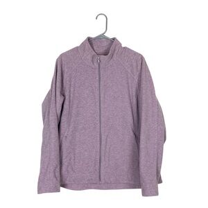 Duluth trading lavender full zip fleece jacket size xxl